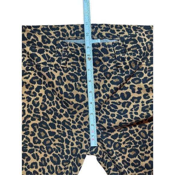 Time & Tru womens leopard print pants sz 4-6 - Picture 5 of 6